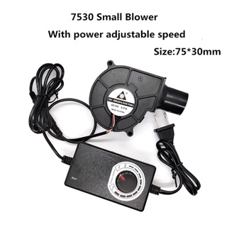 Portable BBQ Fan DC 12V 2A 6000RPM Air Turbo Blower for BBQ Picnic Camp, Low Noise Fan