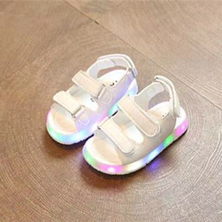 Boy Baby Trendy Girls Sandals Korean Version Flashing Light Shoes Beach 2021 Toddler Boys Children New Style #4