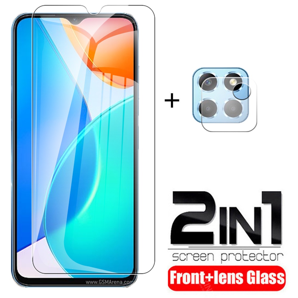 2in1 Tempered Glass Case For Honor X6 6.5" Screen Protectors For Honor ...