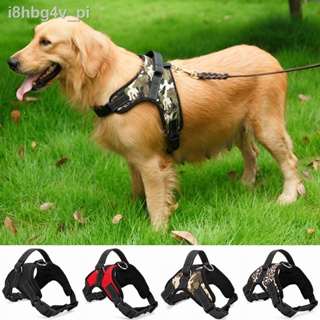 （hot）Nylon Heavy Duty Dog Pet Harness Collar Padded Extra Big Large Medium Small Dog Harnesses vest