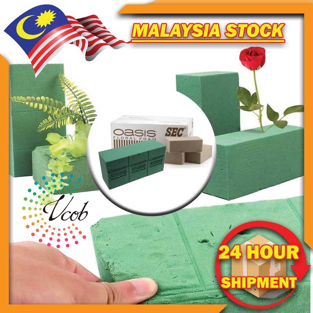 1 Brick Bouquet Dry Wet Floral Sponge Dry Foam Dry Flower Wet Foam Dry