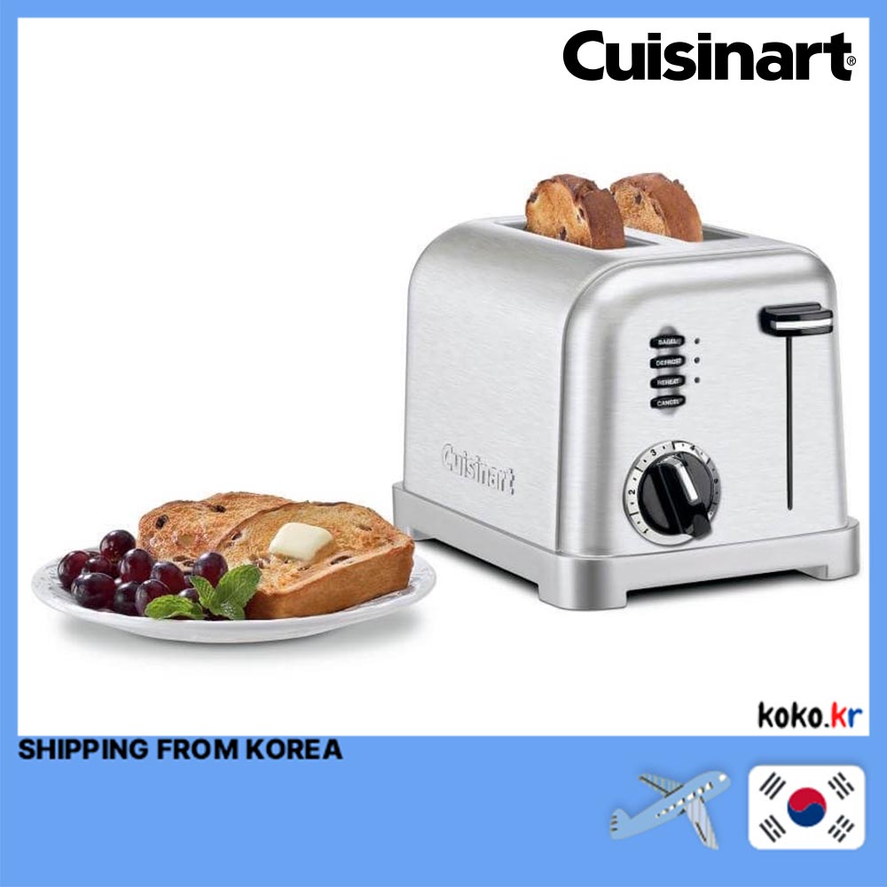 CUISINART 2 Slice Metal Classic Toaster Stainless Steel CPT160 with