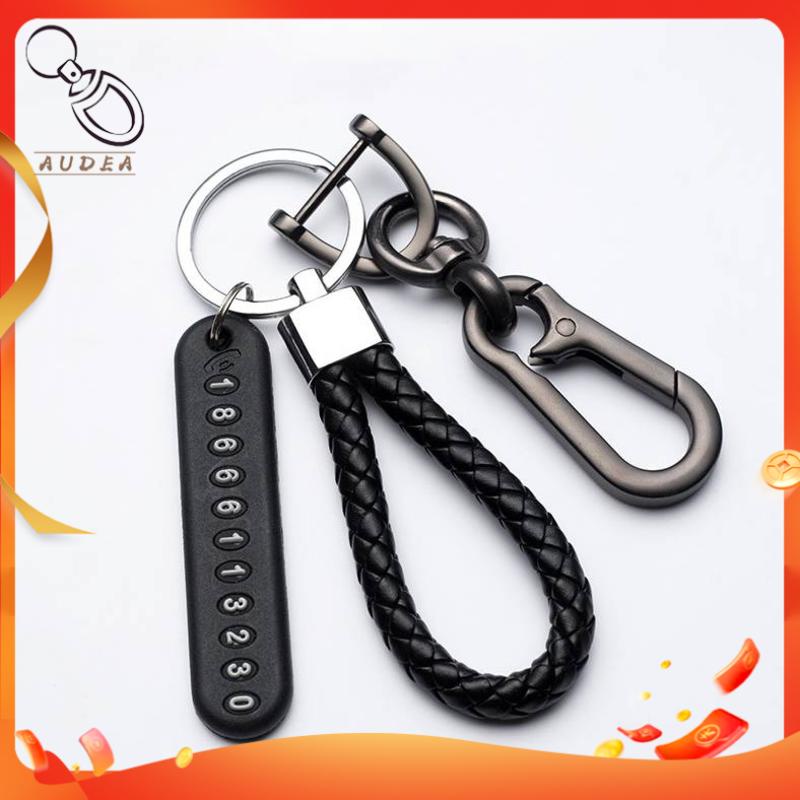 Mobile Phone Number Plate Braided Rope Car Key Anti Lost Phone Diy Pendant Men S And Women S 8