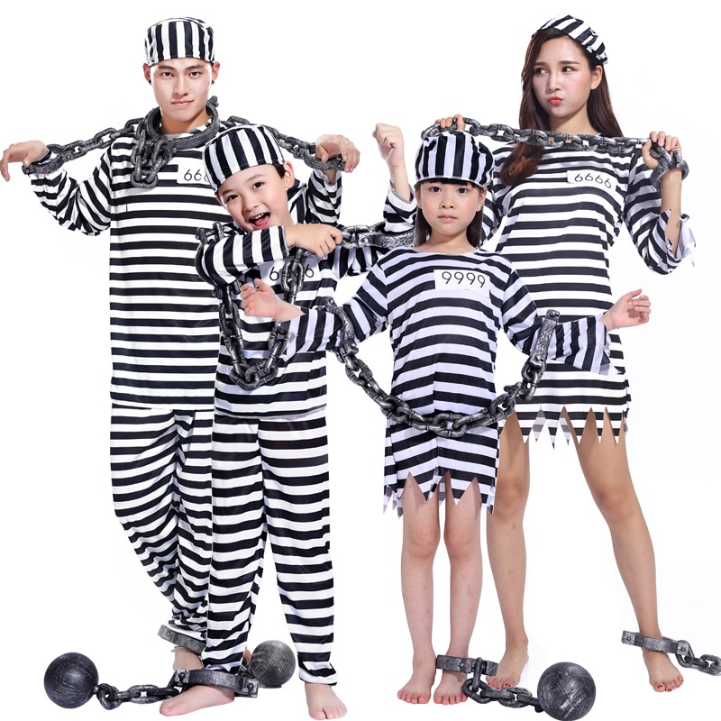 Rubie's Official Haunted House Prisoner Kostüm Für Jungen – Grusel-Faschingsoutfit Mit Hemd, Hose & Hut