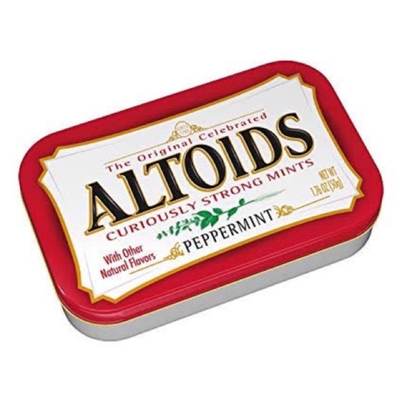 Altoids Peppermint Strong Mints The Original Altoids 50 grams | Shopee ...