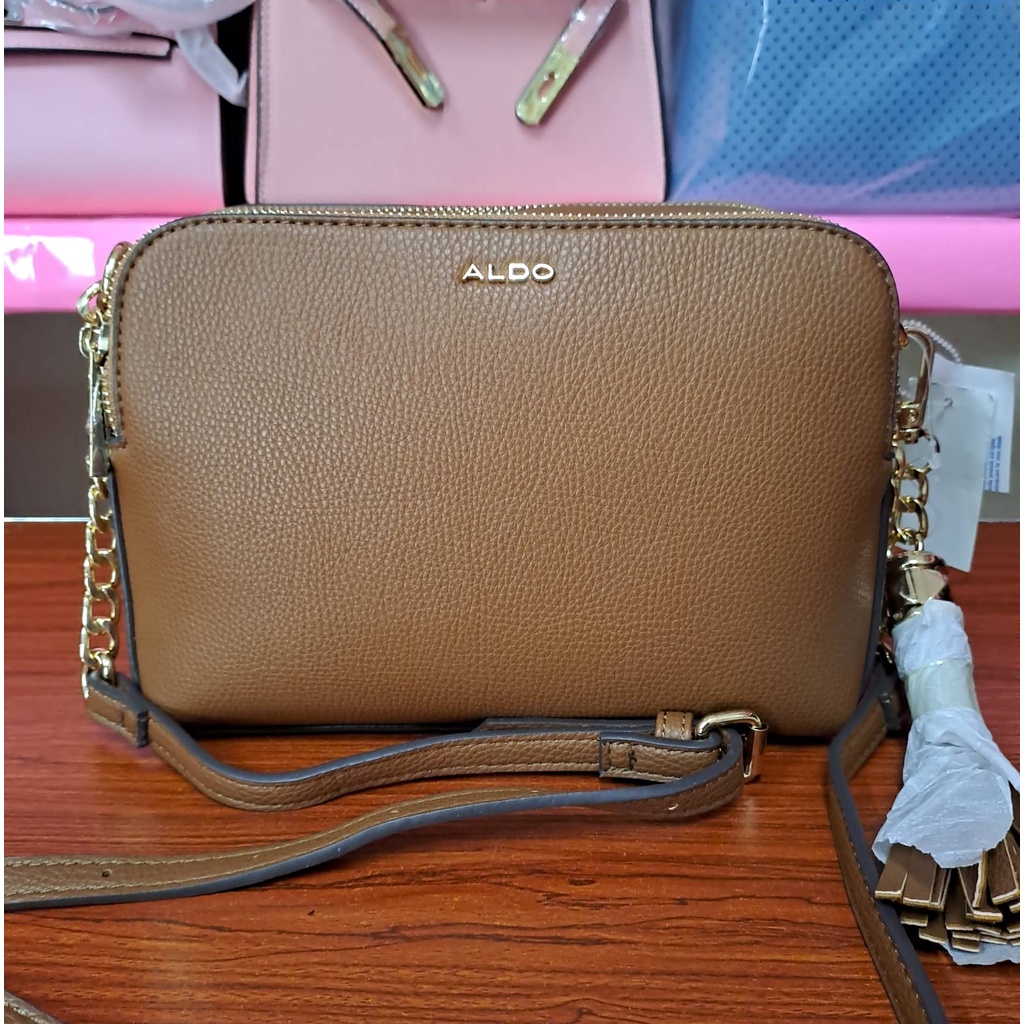 Authentic Aldo pebbled Leather camera bag Shopee Philippines
