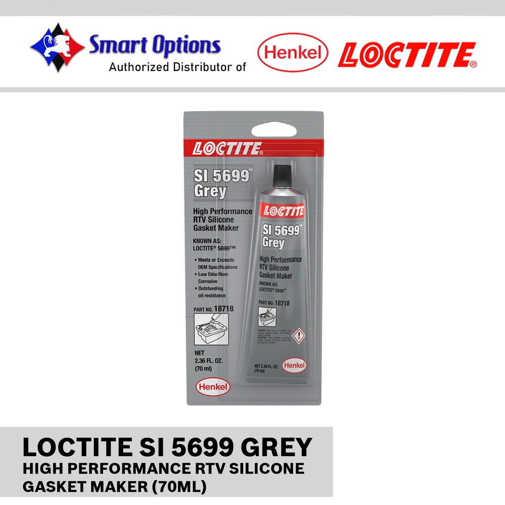 Loctite Si 5699 Grey High Performance Rtv Silicone Gasket Maker 70ml