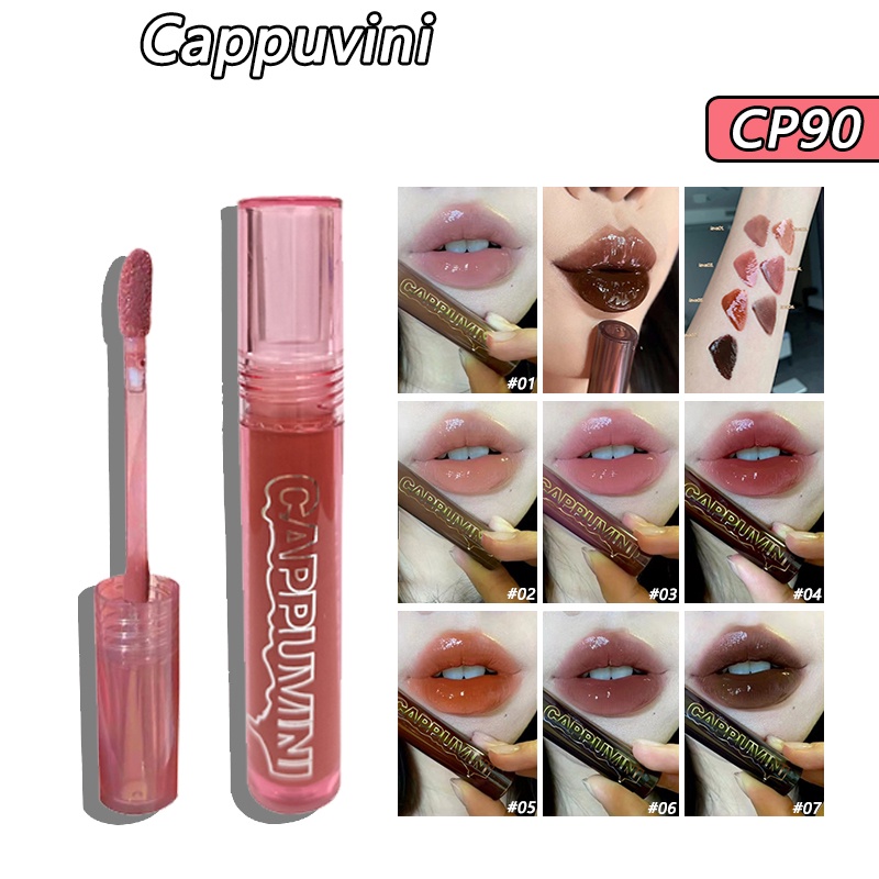Cappuvini Long Lasting Makeup Moisturizing Lip Gloss 3G | Shopee ...