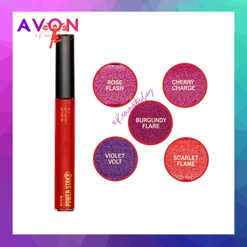 AVON POWER STAY 16 HOUR LIQUID LIP 7mL Shopee Philippines