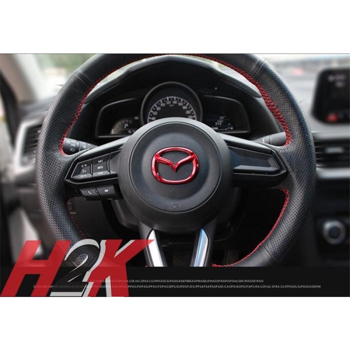 Steering Wheel Emblem Mazda 2 3 6 Cx3 Cx5 Cx9 047 Logo Shopee