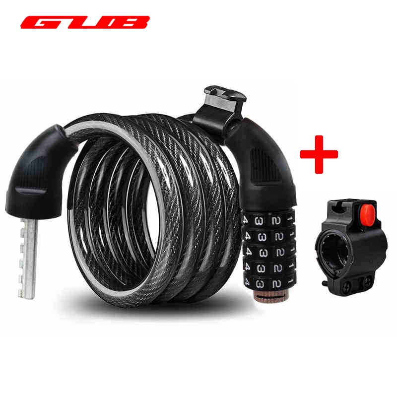 Bike Lock Mountain Bike Password Lock 1.2m Antitheft Universal Bicycle