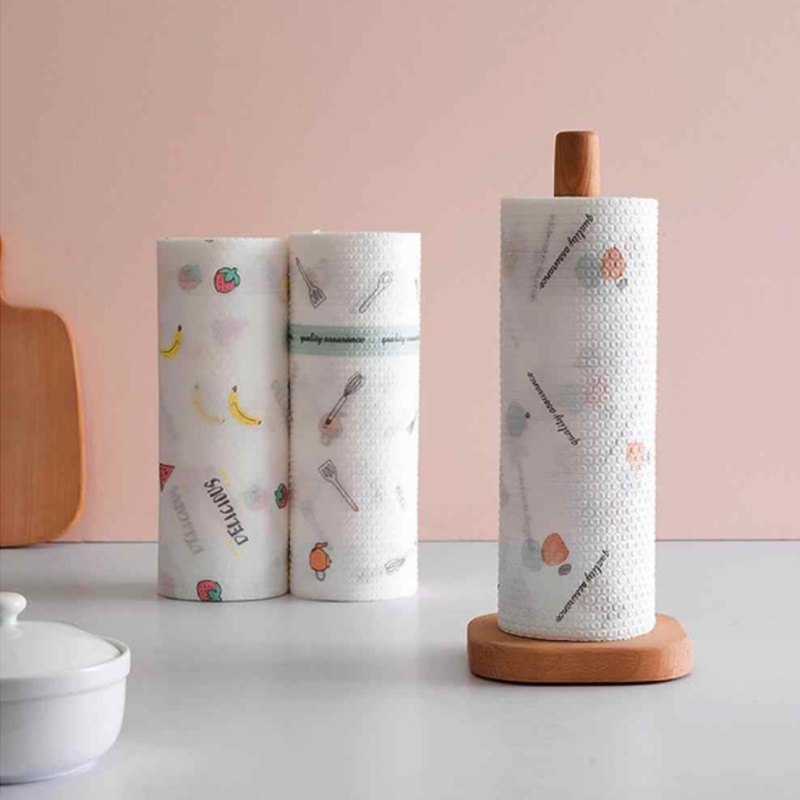Disposable Clean Lazy Rag Paper Kitchen Oil Absorbent Paper Towels Washable Dish Cloth Dish Towel