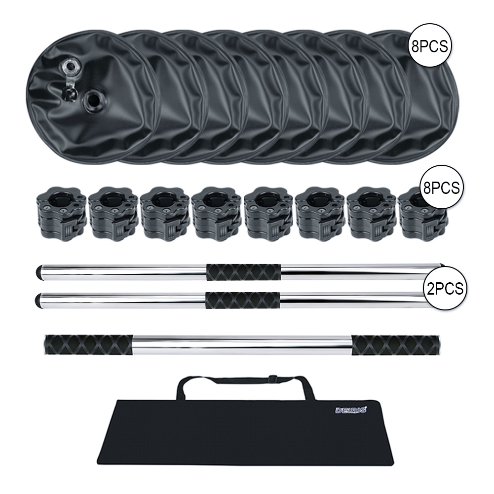 Traval Dumbbells Set Adjustable 30kg Gym Dumbell Weights Barbell