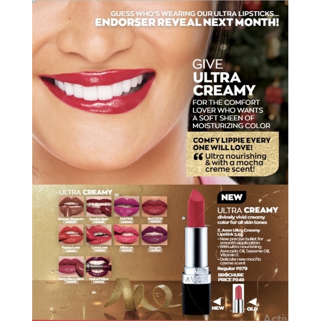 AVON TRUE COLOR ULTRA CREAMY LIPSTICK Shopee Philippines