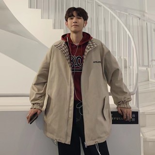 Fashion Korean design can be worn on both sides of men's jackets