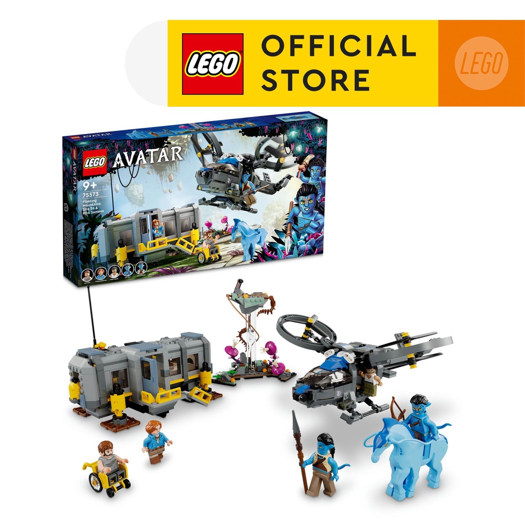 LEGO Avatar 75573 Floating Mountains: Site 26 & RDA Samson (887 Pieces