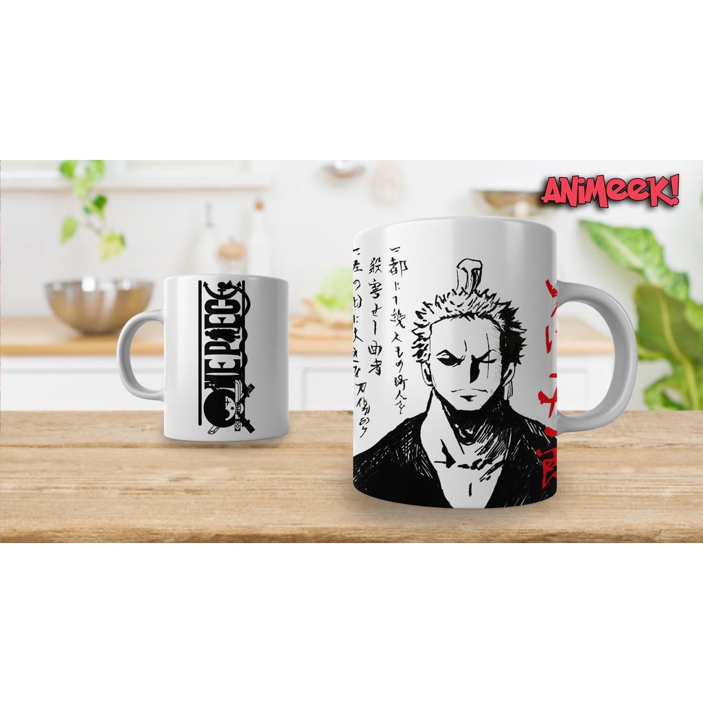 Anime mug - One piece mug ZOROJURO | Shopee Philippines