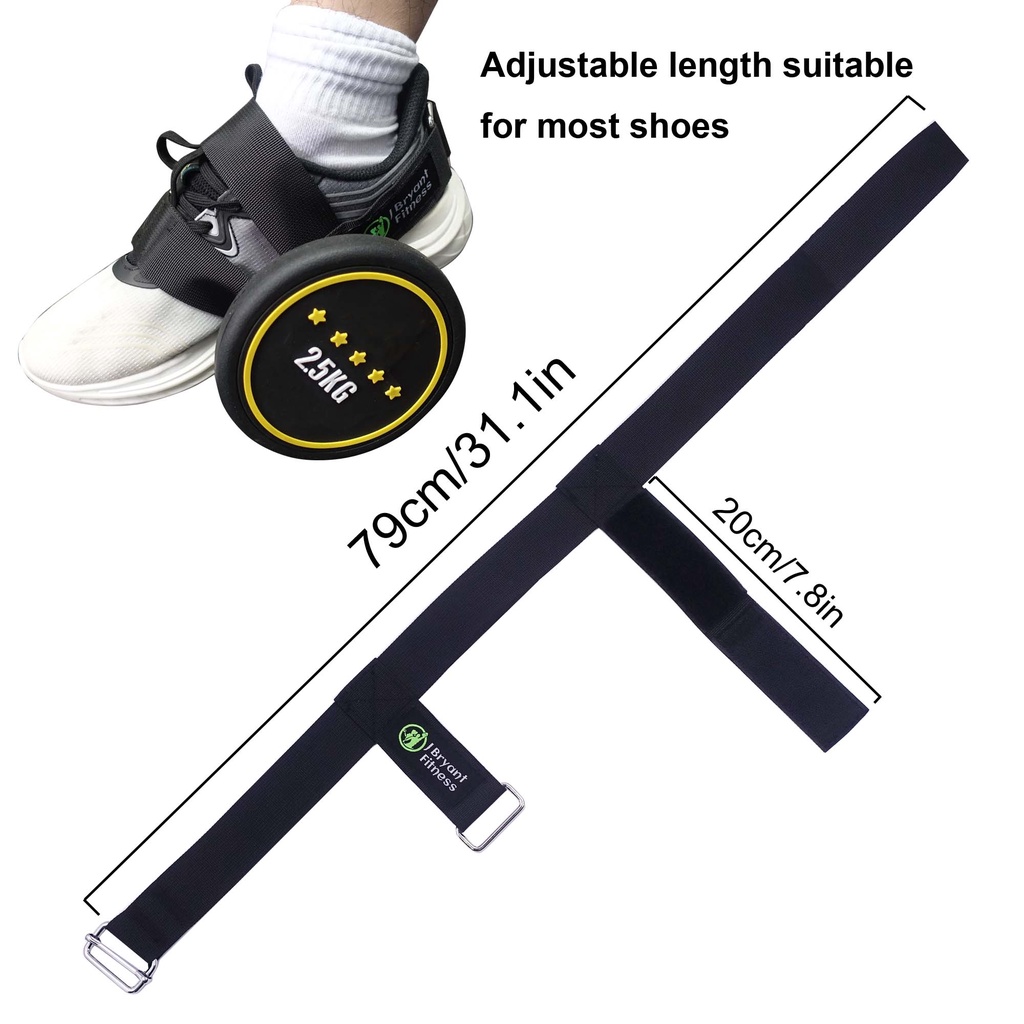 Dumbbell Foot Strap Adjustable Ankle Weights Strap Tibialis Trainer