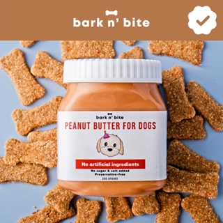 Bark n' bite peanut butter for dogs 200 grams (all-natural)