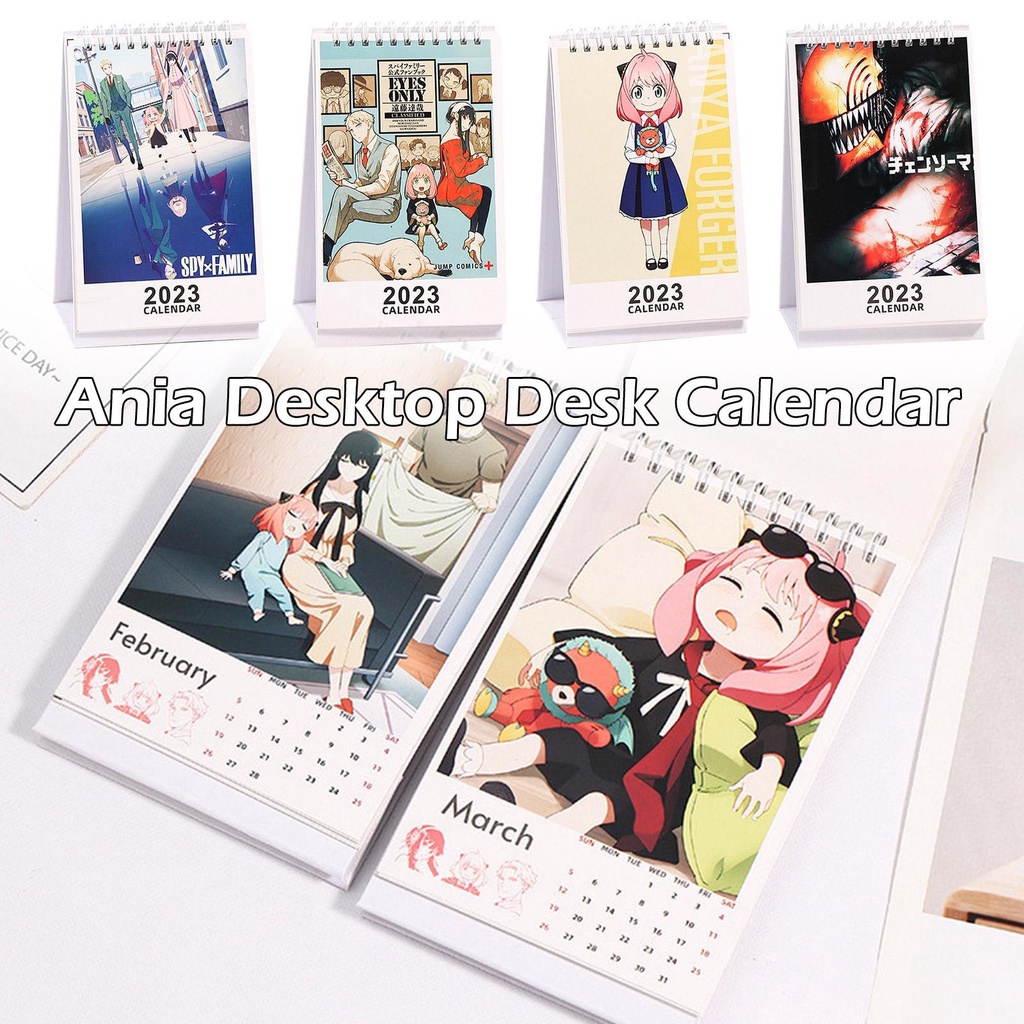 Spy Play House Chainsaw Man 2023 Calendar Desk Calendar Ania Desk