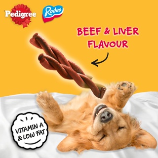 PEDIGREE Rodeo Dog Treats – Treats for Dog in Beef and Liver Flavor (3-Pack), 90g. #2