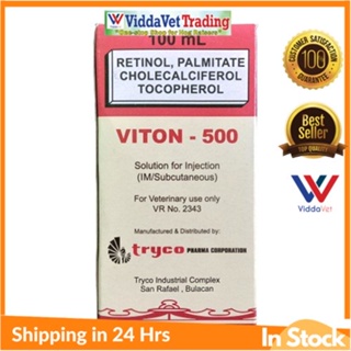 100ML Viton-500 vitamin ADE for Pigs from Tryco 100 ml Viton 500 ADE for animals
