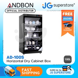 Andbon AD-100S Horizontal Dry Cabinet Box 100L Liters Digital Display Automatic Humidity Controller
