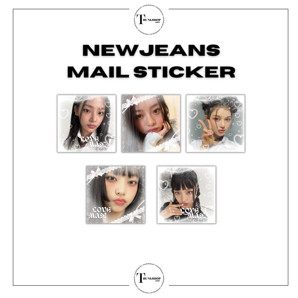 20pcs NEWJEANS MAIL STICKER KPOP MAIL PACKAGING STICKER Shopee