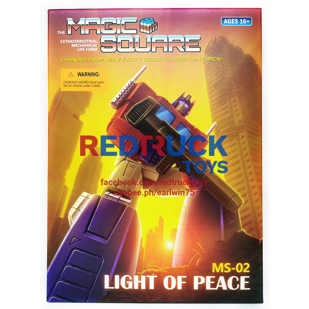 Magic Square MS-02 Light of Peace (Masterpiece G1 Optimus Prime ...