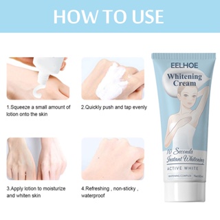 60ml Instant Whitening Cream Underarm Armpit Whitening Cream Legs Knees Private Parts Body Whitening #3