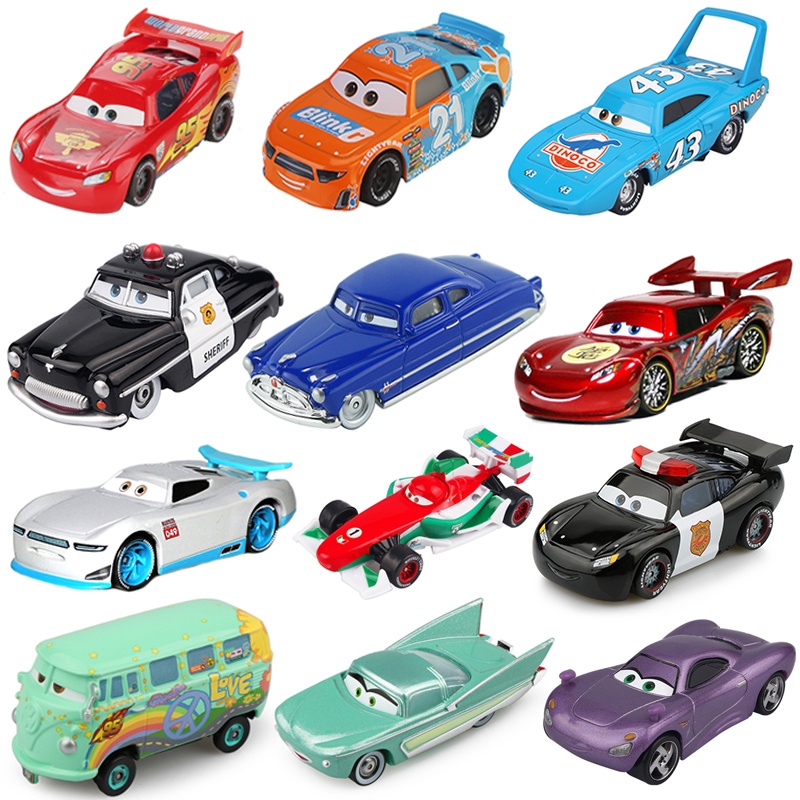 LLYDisney Pixar Cars 2 3 Lightning McQueen Mater Mc Missile Chick Hicks ...