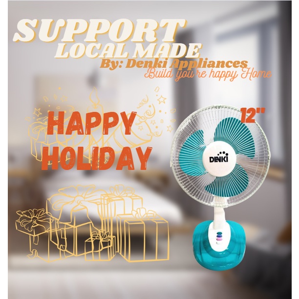 Denki 12" Desk Fan (Green) Shopee Philippines