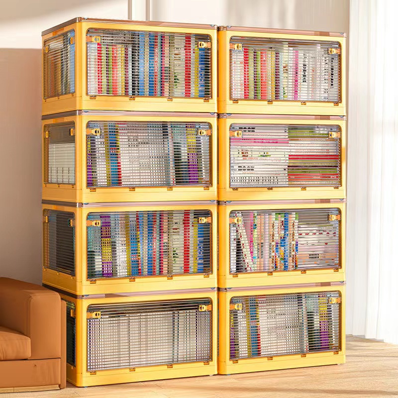 Transparent Foldable storage box waterproof plastic box clothes storage
