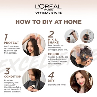 [spotgoods]▼◎LOreal Paris Excellence Fashion Haircolor Set of 2 in 5.13 Ashy Nude Brown - Hair Dye P #4