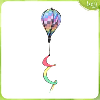 [Lstjj] Nylon PVC Hot Air Balloon Wind Chime Spiral Wind Windsock Garden Yard Outdoor Balloon Decoration Toy
