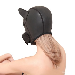 Erotic Sexy Puppy Play Hoods Bondage Slave Rubber Pup Hood Mask Fetish Couples Flirting Men Gay Adul #4