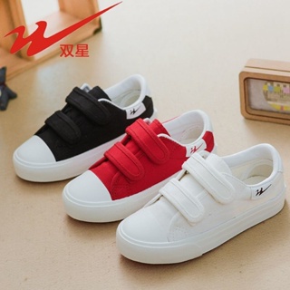 Canvas shoes for kids baby velcro skate rubber shoes for kids boys size 19-24