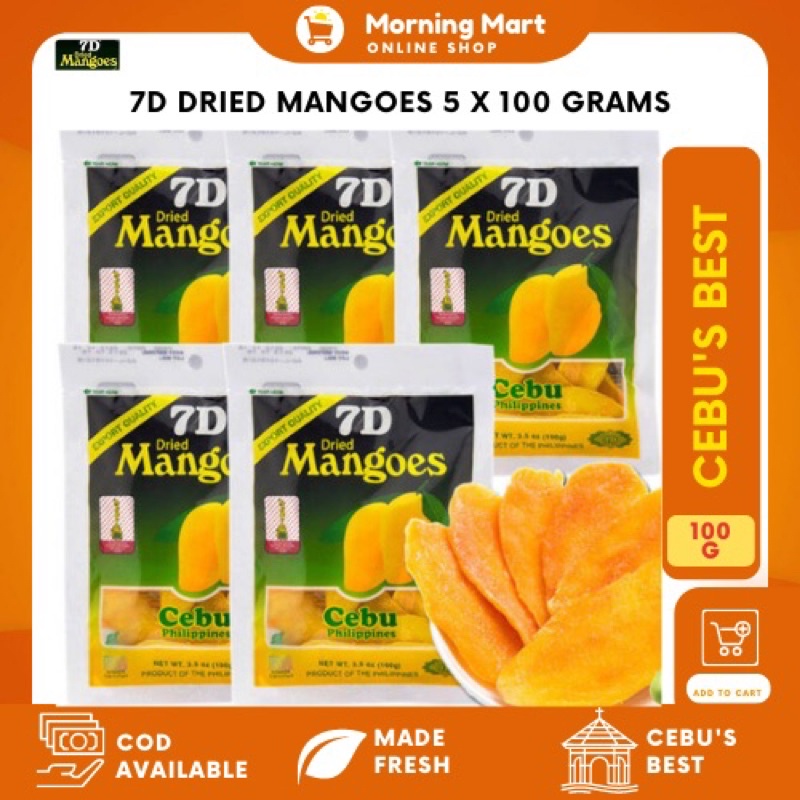 D Dried Mangoes Grams X Packs Cebu S Best Delicacy And Pasalubong From Fresh Mangoes