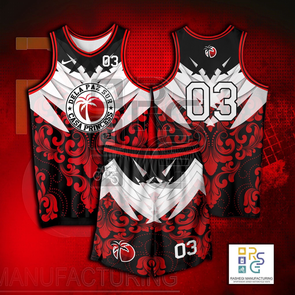 2022 Jersey Exclusive Design Casa Black and Red FULL SUBLIMATION ...