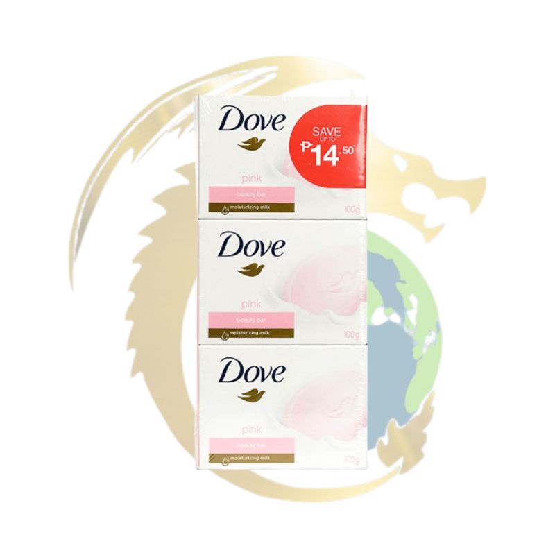 Dove Pink Beauty Bar 100g X 3 For Glowing Skin Shopee Philippines