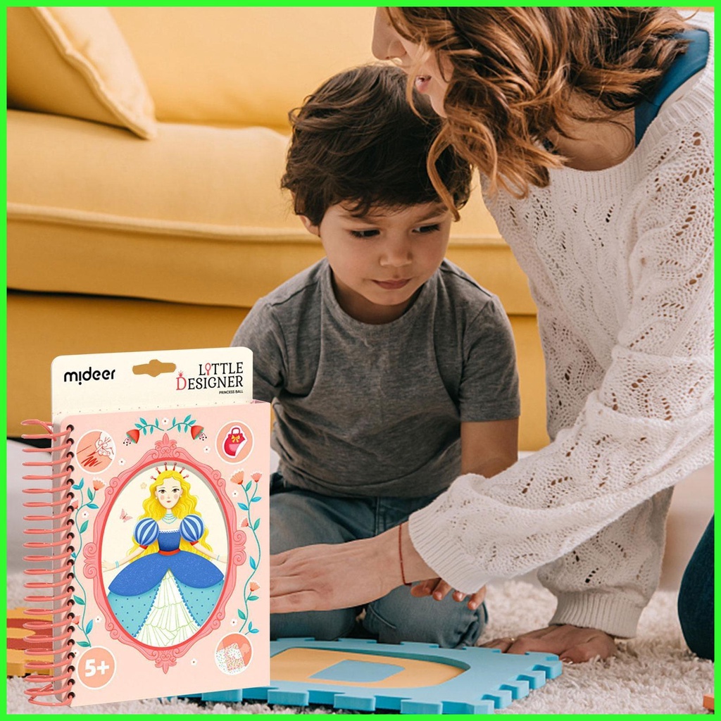 DIY Make Your Own Stickers for Kids Baby Girls 3D Cartoon Dressup Sticker for Laptop Book Educational Cognition fitshoph