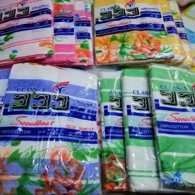Chinee 1 piece 333 Makapal Malambot Kumot blanket / Flat Sheet Double Size 202x228cm Shopee