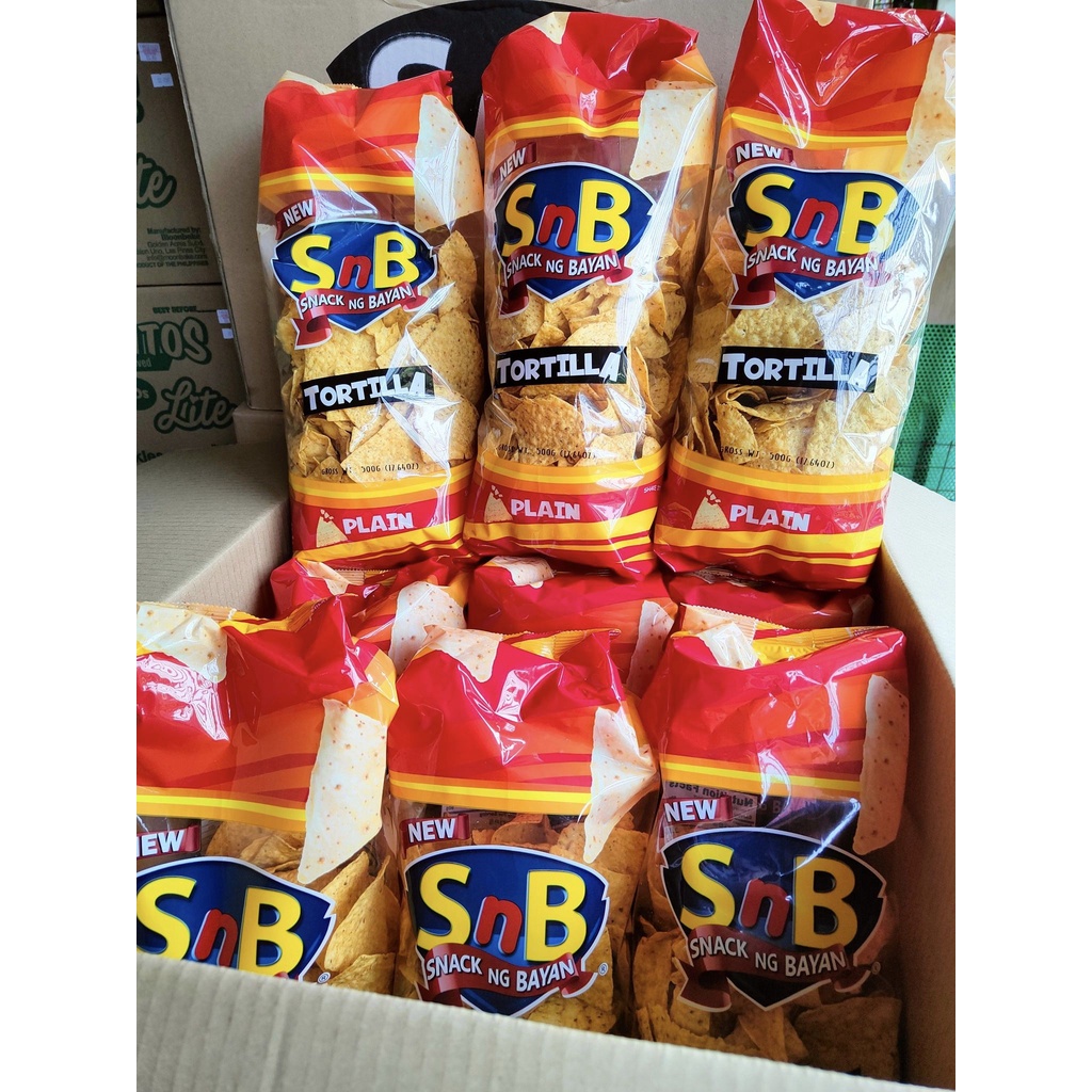 SNB Tortilla Plain 500g Shopee Philippines