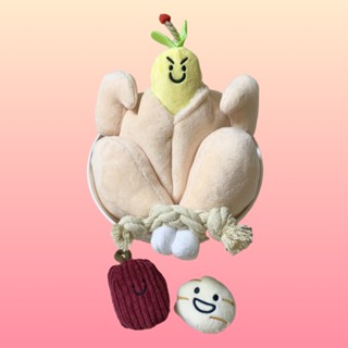 ◎Ginseng Chicken Soup Toy Set Broiler Dog Tibetan Food Sound Toy Interactive Puzzle Tour Throwing S #2