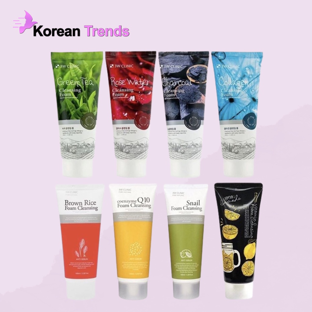 3W CLINIC CLEANSING FOAM 100ML | Shopee Philippines