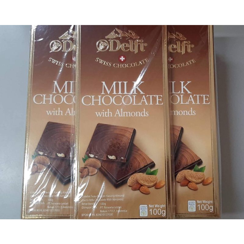 DELFI MILK CHOCOLATE 100G Shopee Philippines
