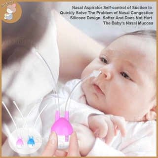 Kissdora Nasal aspirator for baby Vacuum Mucus Suction nose cleaner for baby