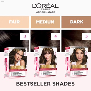 Sneakers LOreal Paris Excellence Crème Triple Care Haircolor  -   [Gray hair, Full Coverage] #6