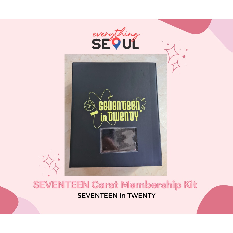 SEVENTEEN Carat Membership Kit 'SEVENTEEN in TWENTY' Shopee Philippines