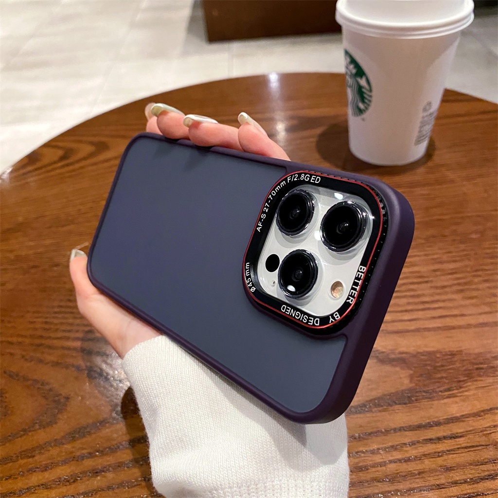 Luxury Camera protection case for iphone 14 pro max Purple case 13 12 pro max brand fully